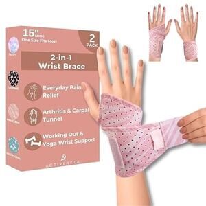 Carpal Tunnel Wrist Brace Left Hand, Right Hand for Women